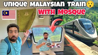 Unique Malaysian Train 🚄 With Mosque 🕌  High Speed Railways  BaBa Fun RRC [upl. by Cchaddie]