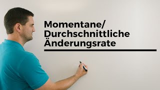 MomentaneDurchschnittliche Änderungsrate Autofahrt Teil 2  Mathe by Daniel Jung [upl. by Witte233]