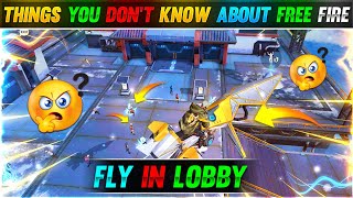 100 WORKING TRICK😨FLY SKYWING IN LOBBY🔥  THINGS YOU DONT KNOW ABOUT FREE FIRE🤯 14 [upl. by Annahsit]