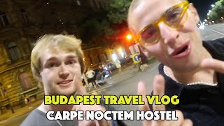 Budapest Travel Vlog  Carpe Noctem Party Hostel [upl. by Allie541]