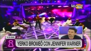 Yerko Puchento bromeó con Jennifer Warner [upl. by Chae915]