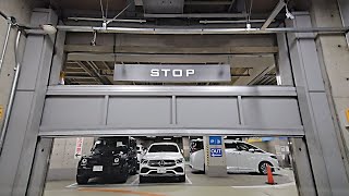 表参道ヒルズ『地下』駐車場出口から機械式  From the Omotesando Hills parking lot exit [upl. by Orazio]