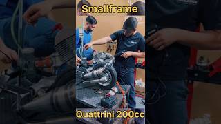 engine on quattrini 200cc shorts vesparacing 2tak [upl. by Trepur497]