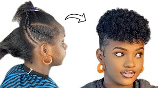 What A Viral Simple Natural Hairstyle That Made 120M Views On Tiktok amp Instagram [upl. by Ferretti]