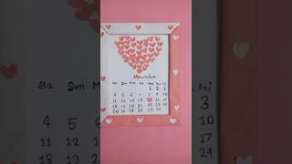 beautiful calendar craftartist shortsvideo [upl. by Kozloski]