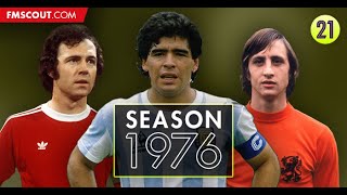 How to manage LEGENDARY PLAYERS on Football Manager  FM21 1976 database with MARADONA and more [upl. by Ettolrahc]