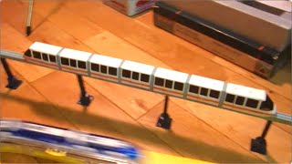 HO scale monorail and linear motor car [upl. by Rosenstein787]