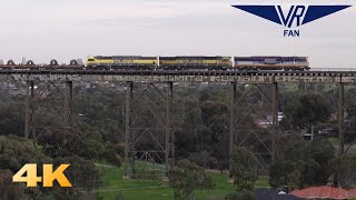 Trains on the Albion to Jacana Line in September 2022 Australian Trains in 4K [upl. by Sharl]