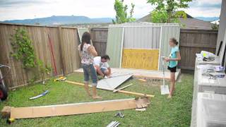 Erecting a shed [upl. by Alethea300]