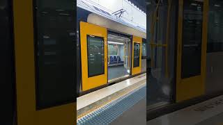 Waratah Doors Closing sydneytrains transportnsw australiantrains waratah trains transportnsw [upl. by Glaudia]