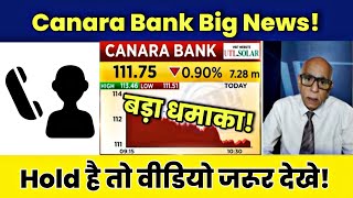 Canara Bank Share Latest News Today 17 October 2024  Canara Bank Share Target Analysis [upl. by Norvol340]