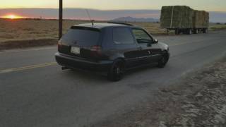 MK3 12v VW GTI VR6 Straight Piped Rev and Drive Off Volume Warning [upl. by Deragon]