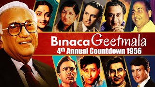 Binaca Geetmala 4th Annual Countdown 1956  बिनाका गीतमाला 1956  Kishore Rafi Mukesh Lata Geeta [upl. by Duncan]