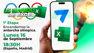 LAS OLIMPIADAS DE EXCEL LIVE 1 Tablas Dinámicas Power y Appsheet [upl. by Eilhsa]