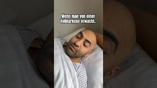 Wenn man von einer Vollnarkose erwacht Ich erinnere mich an nichts mehr 😂 patient narkose [upl. by Nywled]