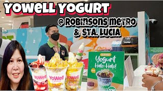 My Fave Yowell Frozen Yogurt  Robinsons Metro East amp Sta Lucia  Gala Time  Vlog 374 [upl. by Noirod]