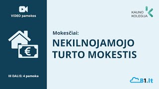 Mokesčių apskaita Nekilnojamojo turto mokestis [upl. by Larisa]