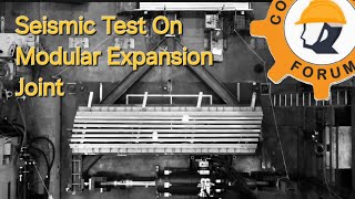 Seismic Test On Modular Expansion Joint MAHESHIRCON [upl. by Sheila]