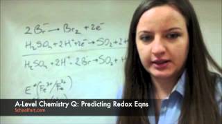 Predicting Redox Equations  A Level Chemistry Question [upl. by Rakia]