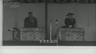 National Anthem of Japan in 1940  戦前の「君が代」斉唱 [upl. by Yenahpets]