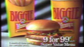 Wendys Commercial 1992 [upl. by Dominga]