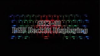 MantisTek® GK361 Bluetooth Wired Dual Mode Cherry Switch RGB 60 Mechanical Gaming Keyboard [upl. by Ettellocin]