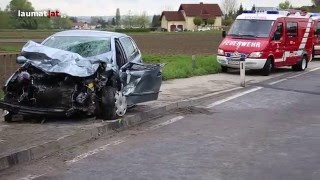 Schwerer Verkehrsunfall auf der Brandstatter Straße in Eferding [upl. by Janine]