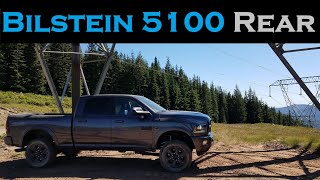 Bilstein 5100 vs 4600 Rear Shocks  Upgrade and Review  2017 Ram 2500 Cummins [upl. by Besse355]