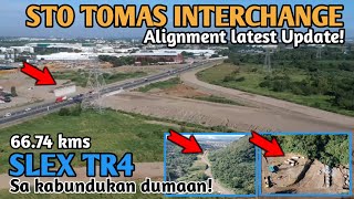 SLEX TR4 STO TOMAS INTERCHANGE and ALIGNMENT UpdateTumawid ng kabundukan [upl. by Laurella]