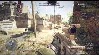 Medal Of Honor Warfighter Multiplayer Sector Control 21 Killstreak [upl. by Zitella]