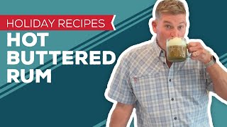 Holiday Cooking amp Baking Recipes Hot Buttered Rum Recipe [upl. by Goat]