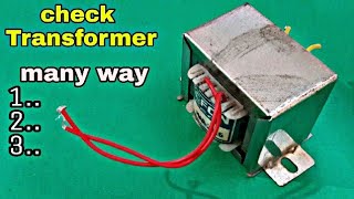 3 WAY check to Transformer [upl. by Volkan794]