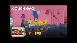 The Simpsons ☆Big Bang Theory Couch Gag  Season 28 Ep 19  THE SIMPSONS [upl. by Ahsienyt]