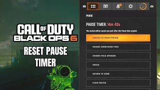 How to Reset the Pause Timer in Black Ops 6 Zombies [upl. by Anir]