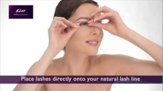 Applying Kiss EverEZLashes Made Easy  A How To Guide [upl. by Gonta859]