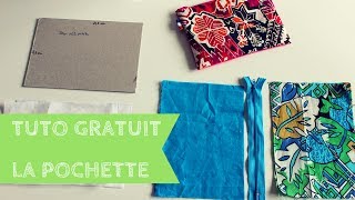 Tuto pour débutant  la pochette zippée [upl. by Peatroy]