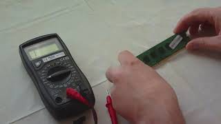 How to check RAM with Multimeter [upl. by Risteau236]