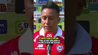 CHRISTIAN CUEVA tras VOLVER al FÚTBOL en UTC 12 CIENCIANO quotEs un momento feliz para miquot  Depor [upl. by Acilgna]