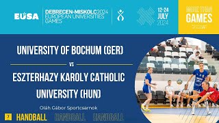 Handball Women  University of Bochum GER  Eszterhazy Karoly Catholic University HUN [upl. by Shore454]