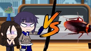 Hinata e Hanabi vs a barata meme Naruto Gacha Club [upl. by Nnyloj]