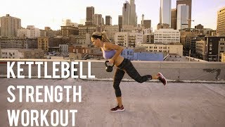 30 Minute Kettlebell Strength Workout [upl. by Tamiko]