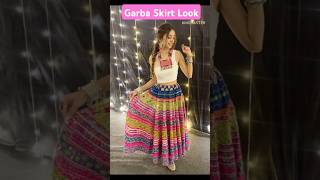 Garba skirt lookytshorts viralvideo skirt garbahairstyle garbadress [upl. by Aicinad]