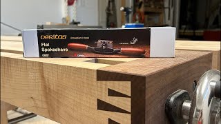 Unboxing amp Using a Veritas Flat Bottom Spokeshave is live [upl. by Ardelia]