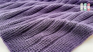 How to Knit the quotHenryquot Baby Blanket [upl. by Hortensia]