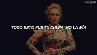 Send My Love To Your New Lover  Adele Español  Lyrics [upl. by Case702]