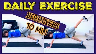 Daily Teens ExerciseBeginnersTeens and Adults WorkoutFITNESS EVERYDAYtræning for begyndere [upl. by Aenaj]