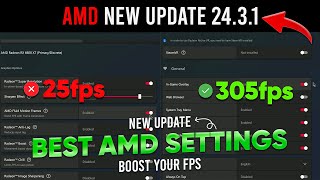 AMD Software Adrenalin Edition 2431 ✅  AMD New Update 2431  AMD Best Settings For Gaming [upl. by Gates834]