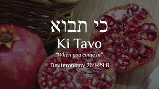 Ki Tavo  Learn Biblical Hebrew and Trope from the Weekly Torah Portion [upl. by Aciretal]