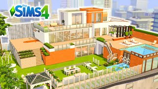 Modern Penthouse  No CC  City Living Torendi Tower Sims 4 Stop Motion Speed Build [upl. by Leschen]