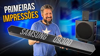 Soundbar 914 com 540W RMS primeiras impressões da Samsung Q930D Dolby Atmos e DTSX [upl. by Esined591]